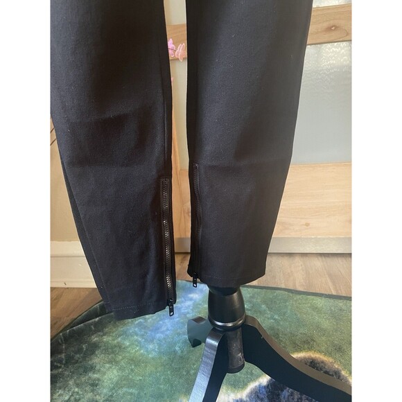 Gap Pants Womens Size 6 Back Zipper Closure Ankle Zip Balck W/Pockets - Picture 4 of 10
